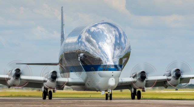 N941NA — - The infamous NASA B377 Super Guppy taxis at KEFD