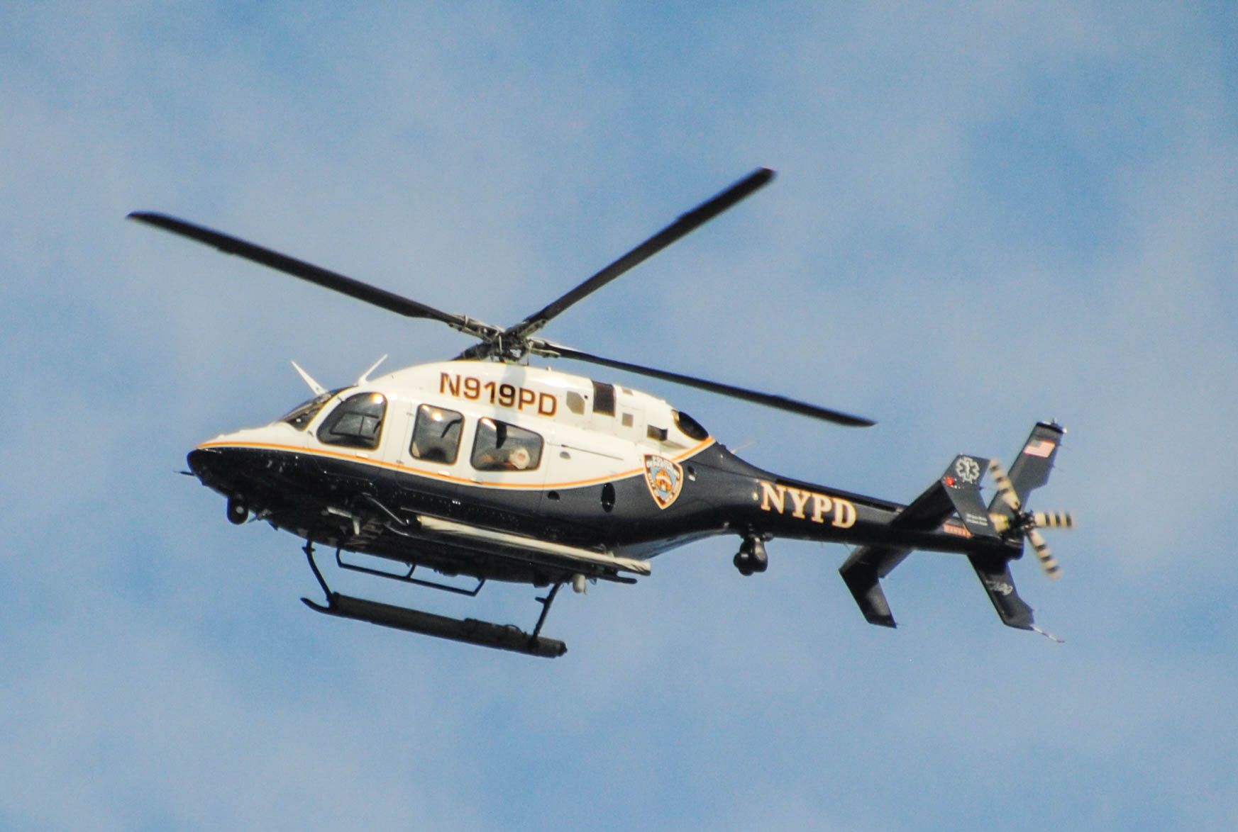 Bell 429 GlobalRanger (N919PD) - NYPD over a 4th Alarm Fire in the Bronx.  Serving as an Air Recon Unit for the FDNY.