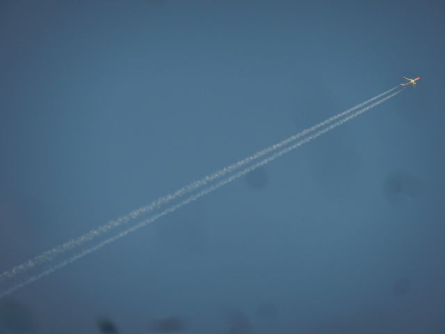 Airbus A330-300 (HB-JHR) - HB-JHR, An Edelweiss Air Airbus A330-343, Flies By Making A Basic Contrail En-Route To Tampa, I Thought It Was A Norwegian Air Dreamliner For A Second Until I Zoomed It, Since Both Edelweiss And Norwegian Have Red Noses! I Didn't Know That HB-JHR Was Coming, I Was Filming A UAL B763 When It Came! :D