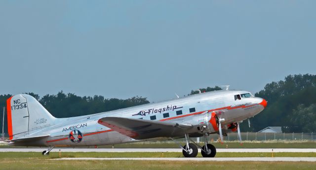 Douglas DC-3 (NC17334) - Dayton-Vectren Airshow 2010 June