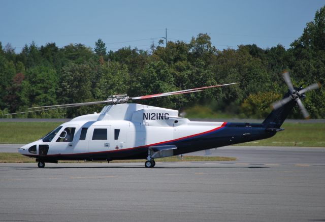 Sikorsky S-76 (N121NC) - NORTH CAROLINA DEPARTMENT OF TRANSPORTATION arriving at KJQF. - 9/9/10