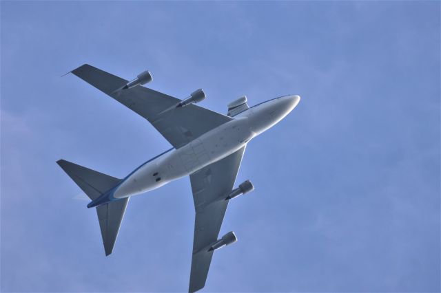 Boeing 747-200 (C-GTFF) - C-GTFF BOEING 747-SP-B5 PW-744 PRAT & WHITNEY survolant la ville de Lavaltrie QC. le 06-10-2022 à 17:06