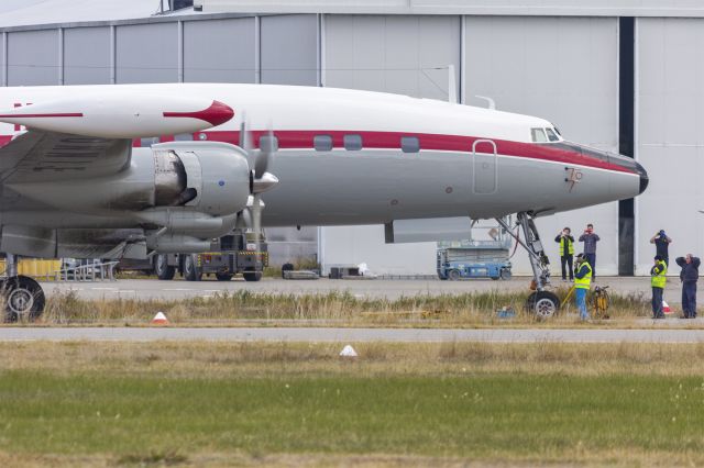 Lockheed EC-121 Constellation (VH-EAG) - Historical Aircraft Restoration Society (VH-EAG) Lockheed Super Constellation Connie engine run 