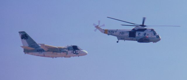 — — - S-3 Viking H-3 Sea King NAS Miramar OCT 1980