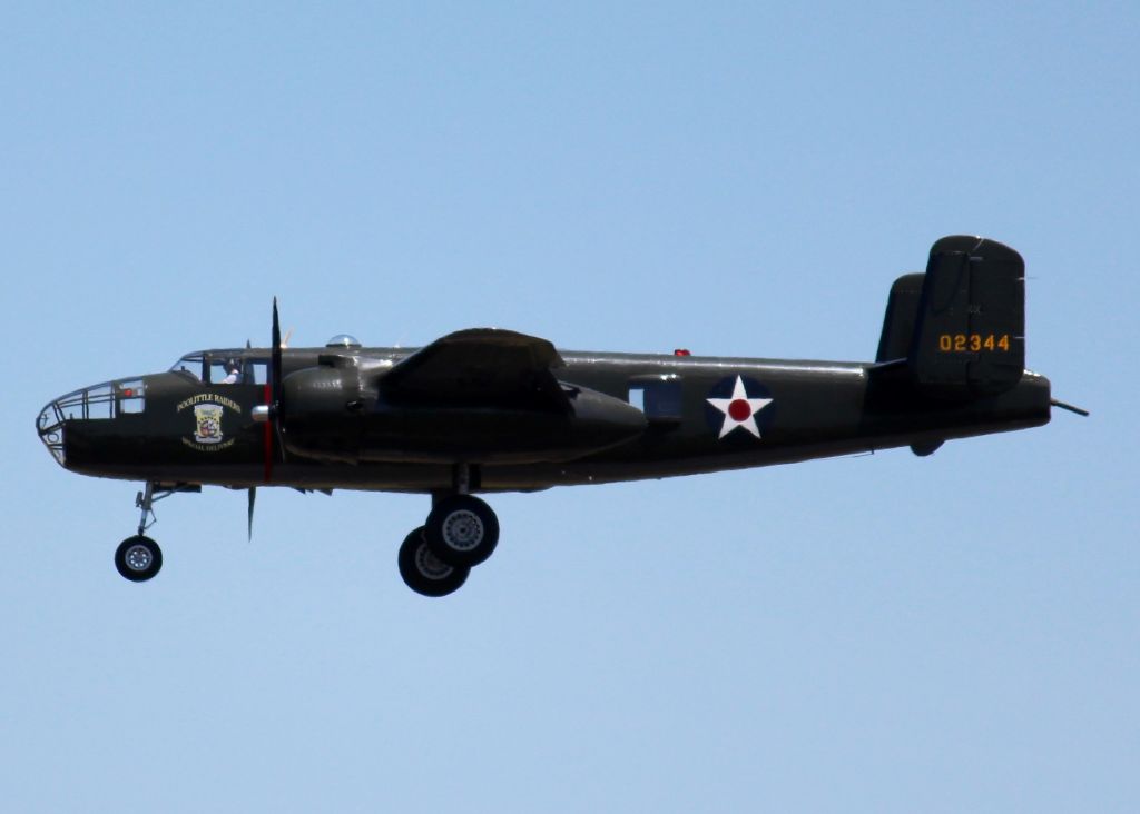 North American TB-25 Mitchell (N333RW) - At Barksdale Air Force Base. 