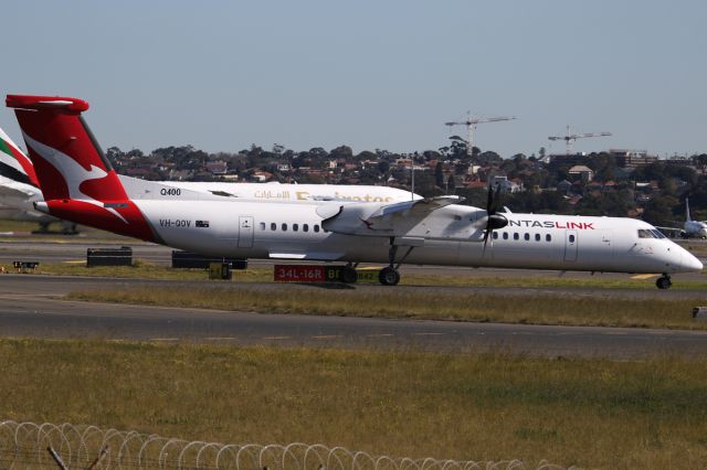 de Havilland Dash 8-400 (VH-QOV) - on 13 August 2019