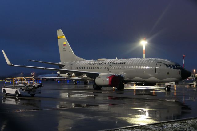 Boeing 737-700 (FAC1219) - Visitor for the World Economic Forum (17th Jan 2023)