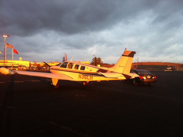 Beechcraft Bonanza (36) (N36LH) - Storm Clouds Brewing