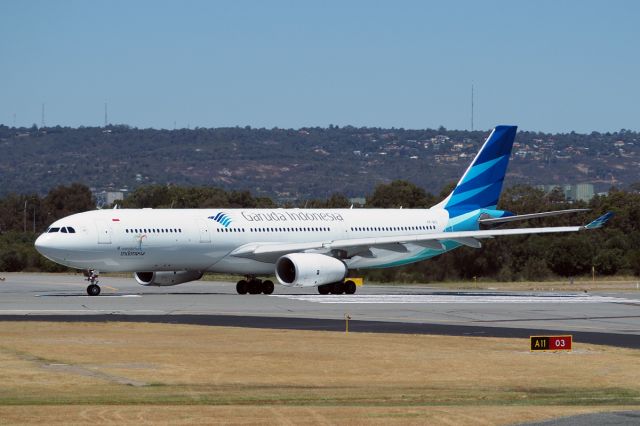 Airbus A330-300 (PK-GPU) - Airbus A330-343 Garuda PK-GPU R03 YPPH 2/12/17