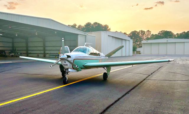 Beechcraft 35 Bonanza (N883T) - Sunset Shine!