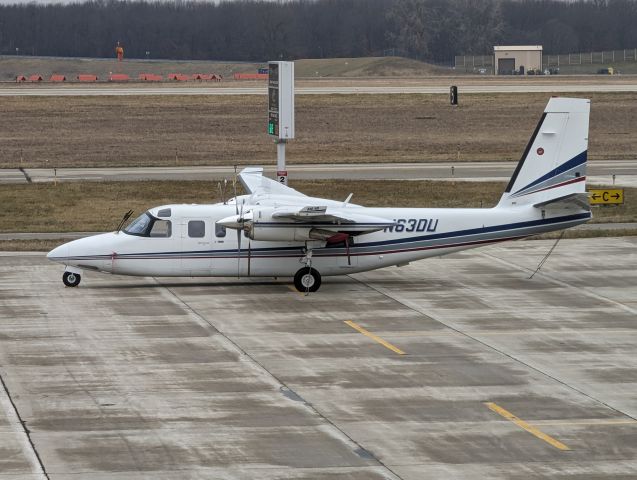 Rockwell Turbo Commander 690 (N63DU) - Nice Commander we spotted while dining at WACO Kitchen