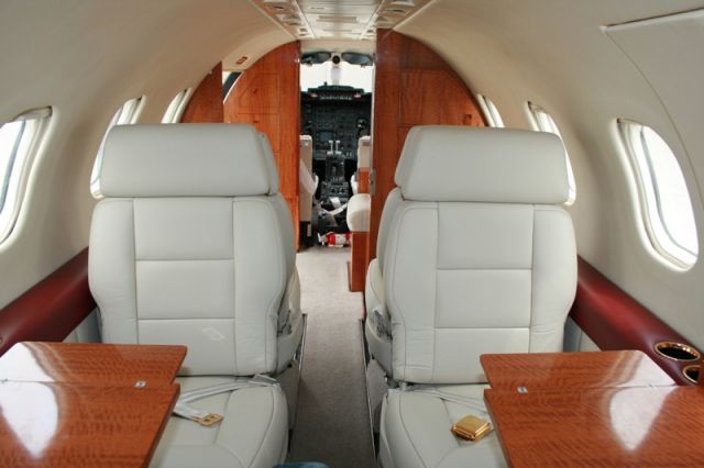 Learjet 35 (N351AS) - New Flight Charters Learjet 35 N351AS Interior looking forward