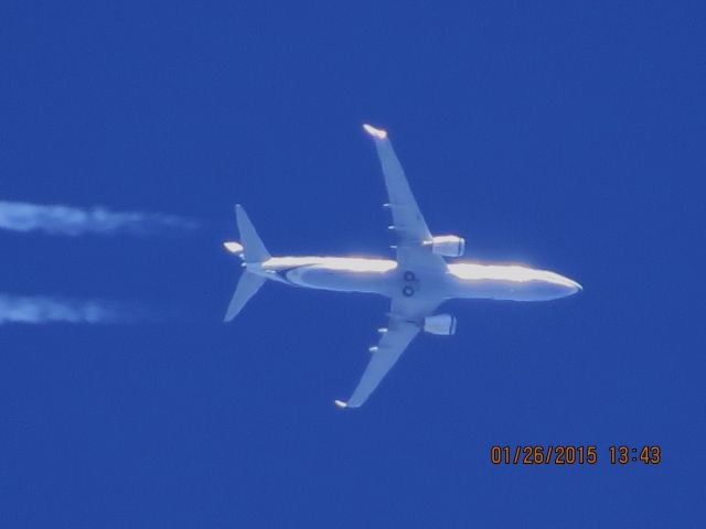 Boeing 737-900 (N320AS) - Alaska Airlines flight 774 from SEA to TPA over Southeastern Kansas at 35,000 feet.