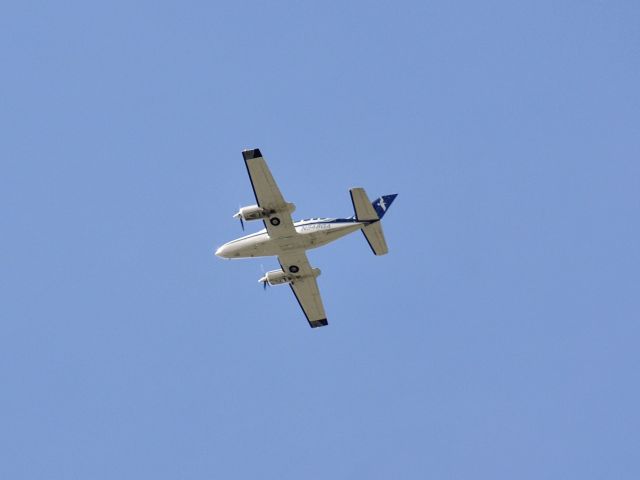 Cessna 402 (N548GA) - Hyannis Air Service Cessna 402 N548GA flying over Boston 