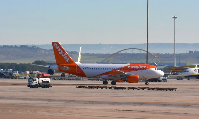 Airbus A319 (G-EZDF) - EasyJet Airbus A319-111 G-EZDF in Madrid 