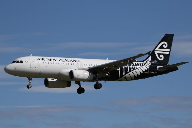 Airbus A320 (ZK-OJR) - on 8 Jan 2017