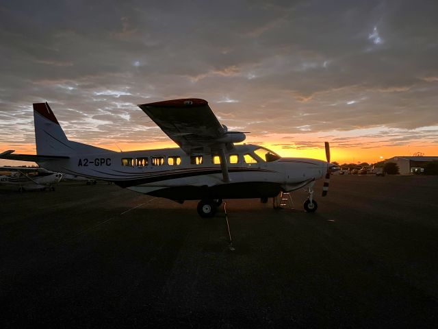 Cessna Caravan (A2-GPC) - At Maun, Botswana. Ferry flight to Indonesia. 19-MAY-2022