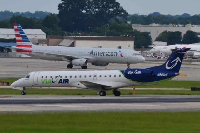 Embraer ERJ-145 (N802HK) - at KCLT - 8/12/18