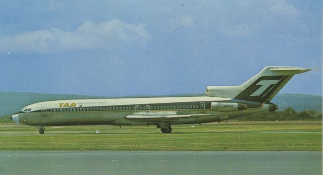 BOEING 727-200 (VH-TBH) - scanned from postcardbr /TAA