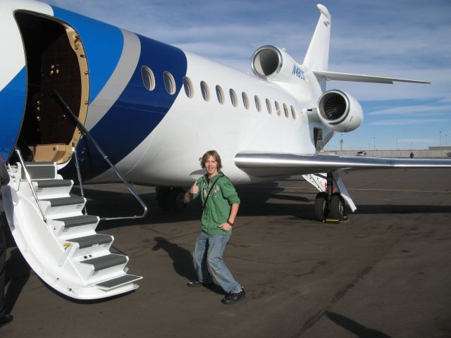 Dassault Falcon 900 (N48CG) - Me in front of the Dassault