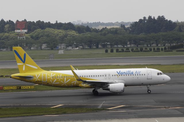 Airbus A320 (JA06VA) - Taxing at Narita Intl Airport on 2015/05/02
