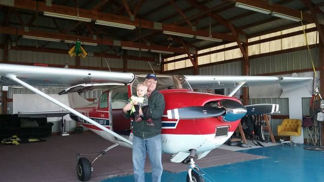 Cessna Skylane (N3571Y) - Grandson visit to IVPC