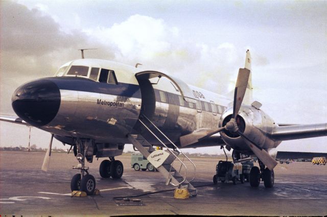 CONVAIR CV-340 Convairliner — - Lufthansa CV-440 Metropolitan in 1966 at Düsseldorf (EDDL)