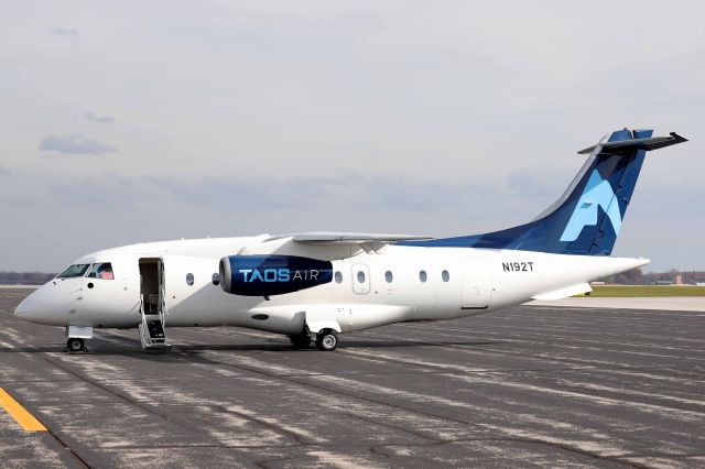 Fairchild Dornier 328JET (N192T) - Advanced Air/Wingspan (WSN90) on the ramp just before departing this afternoon (11 Nov 2021).