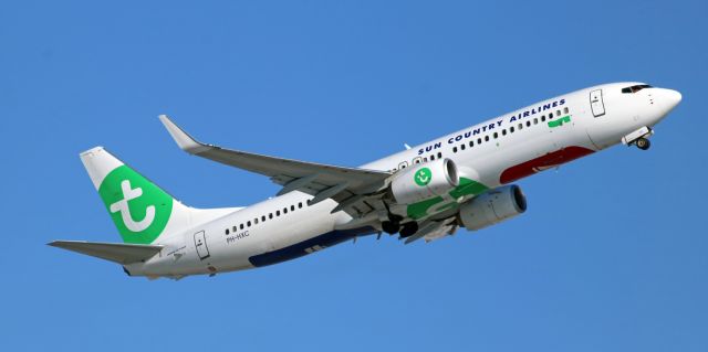 Boeing 737-800 (PH-HXC) - Departing for Cherry Point (KNKT).
