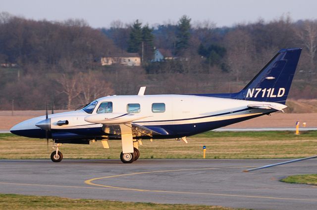 Piper Cheyenne (N711LD) - Seen at KFDK on 3/20/2010    a href=http://discussions.flightaware.com/profile.php?mode=viewprofile&u=269247  [ concord977 profile ]/a