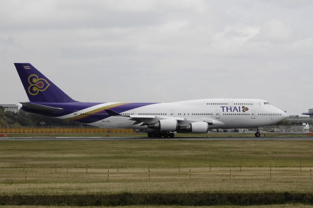 Boeing 747-400 (HS-TGZ) - Departure at Narita Intl Airport Rwy16R on 2013/04/18