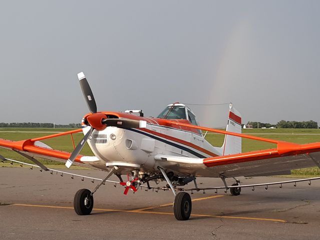 Cessna T188 AgHusky (N4960J) - God Bless America !!