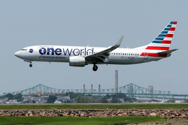 Boeing 737-800 (N838NN) - AA 1099 from Miami arriving on 22L