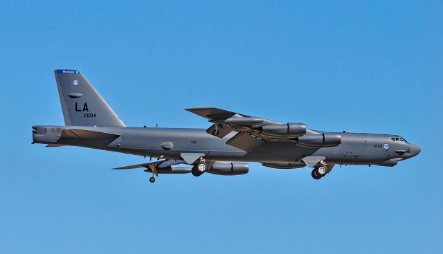 Boeing B-52 Stratofortress (61-1004) - Boeing B-52H Stratofortress 61-1004 2nd Bomb Wing - Barksdale Air Force Base Louisiana, USA br /br /Red Flag 16-3br /Las Vegas - Nellis AFB (LSV / KLSV)br /TDelCorobr /July 26, 2016