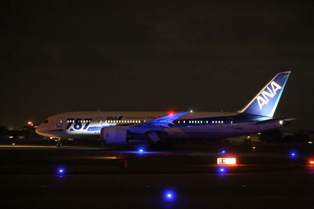 Boeing 787-8 (JA818A) - 25 September 2015:HKD-HND.