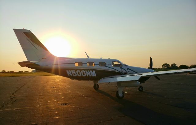 Piper Malibu Mirage (N500NM) - Sunset