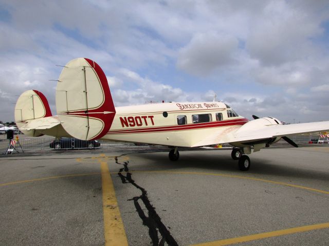 Beechcraft 18 (N90TT) - On display at Fullerton Airport Day 5.9.2015.