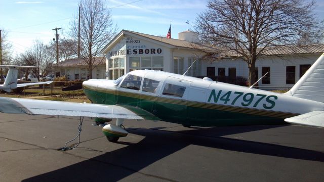 Piper Saratoga (N4797S) - Parked at Murfreesboro, TN.  Business trip.
