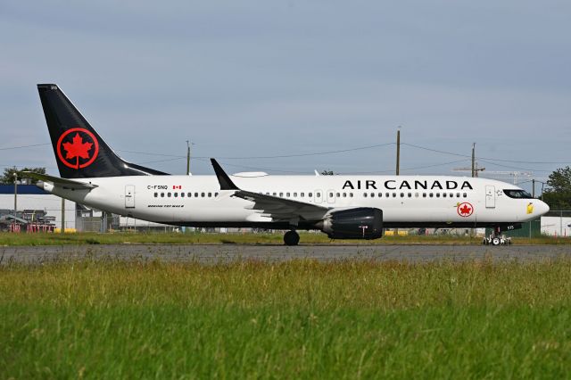 Boeing 737 MAX 8 (C-FSNQ) - Grounded and stored at YVR