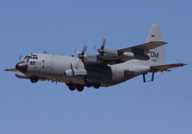 Lockheed C-130 Hercules (73-1587) - EC-130H Compass Call returning to her home base at Davis-Monthan AFB (Please view in "Full" for best image quality)