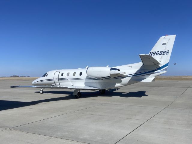 Cessna Citation Excel/XLS (N968BS) - Landed from Omaha