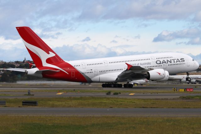 Airbus A380-800 (VH-OQJ) - on 11 August 2019