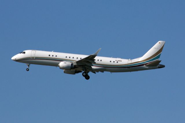 Embraer ERJ-190 (D-ANNI) - Air Hamburg Embraer Lineage 1000 (E190) arriving to Logan from Hanscom on 9/15/22.