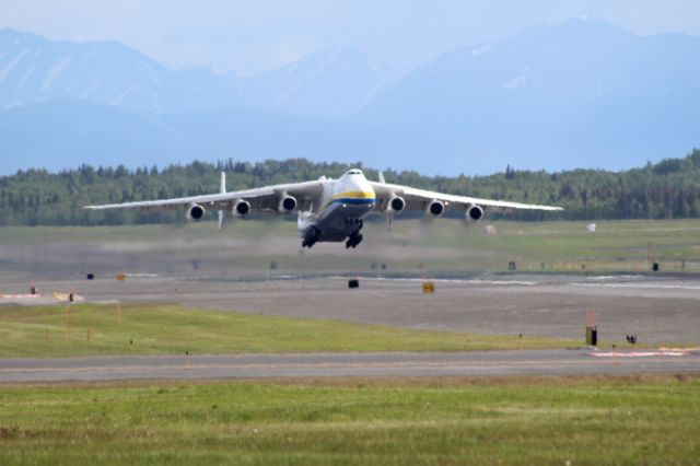 Antonov Antheus (UR-82060) - Antonov takeoff from Ted Stevens International on runway 33