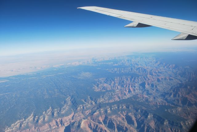 Boeing 737-700 — - Flying over the Grand Canyon of Arizona