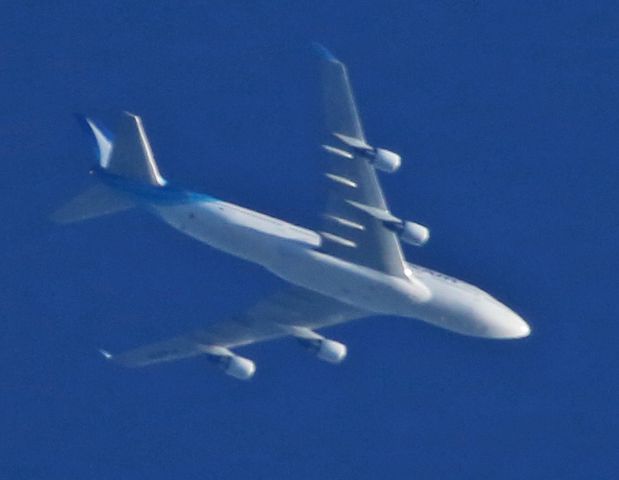 Boeing 747-400 (F-GTUI) - VOL CRL 990 PARIS - DAKAR VERTICAL COTE VENDEENNE 33 000 FT