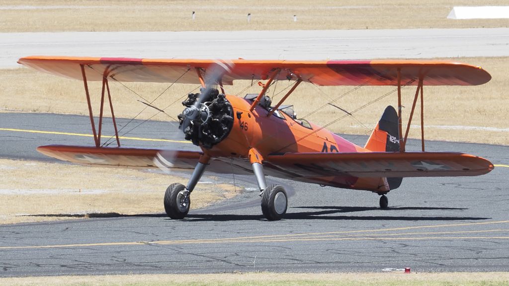 Boeing PT-17 Kaydet (VH-YST) - Stearman A75 PT-13J-N2S-4 VH-YST YPJT 18/01/19