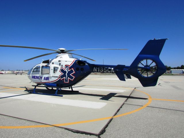 Eurocopter EC-635 (N135CM) - Parked at Fullerton