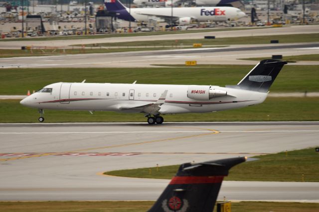 Canadair Regional Jet CRJ-200 (N141SH) - Stewart-Haas Racing departing Runway 32 on 08-15-21