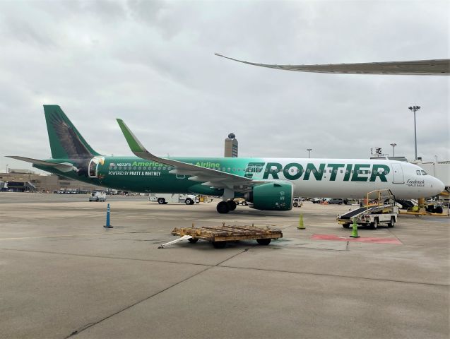 Airbus A321neo (N603FR) - Never to be confused with Spirit of Sir Freddie - G-VMIAbr /B747-100